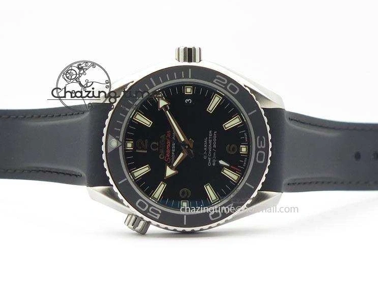 0411 Colorful Planet Ocean SS Bp Maker 45mm Black Bezel On Black Rubber Strap A 8219